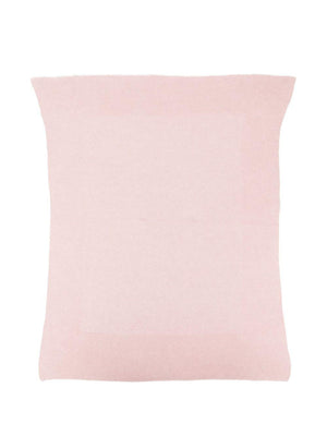 Paz Rodríguez Baby Blanket in Pink with Irregular Hem