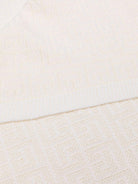 Coperta per neonati Balmain Kids bianca con monogramma - Rubino Kids