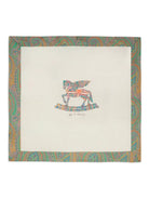 Coperta per neonati ETRO KIDS bianca con dettaglio Pegaso - Rubino Kids