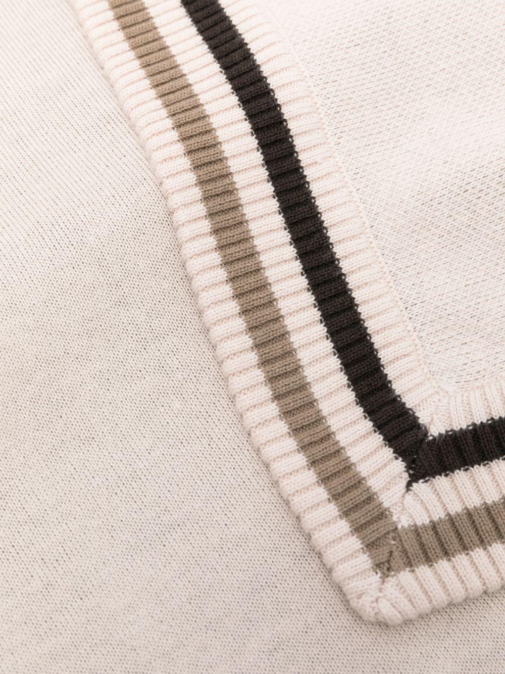 Coperta per neonati Fendi Kids beige con ricamo orsetto - Rubino Kids