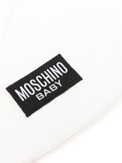 Coperta per neonati Moschino Kids bianca con stampa Teddy Bear - Rubino Kids