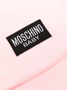 Coperta per neonati Moschino Kids rosa con motivo Teddy Bear - Rubino Kids