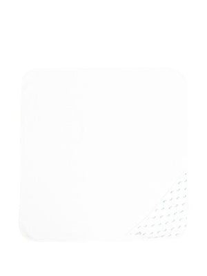 Coperta per neonati Petit Bateau bianca con stampa balena