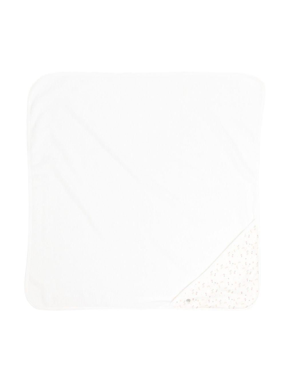 Coperta per neonati Petit Bateau bianca con stampa floreale - Rubino Kids