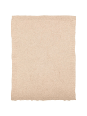 Tartine Et Chocolat beige baby blanket with embroidery