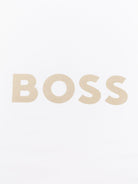 Coperta per neonato Boss Kids beige con design a righe - Rubino Kids