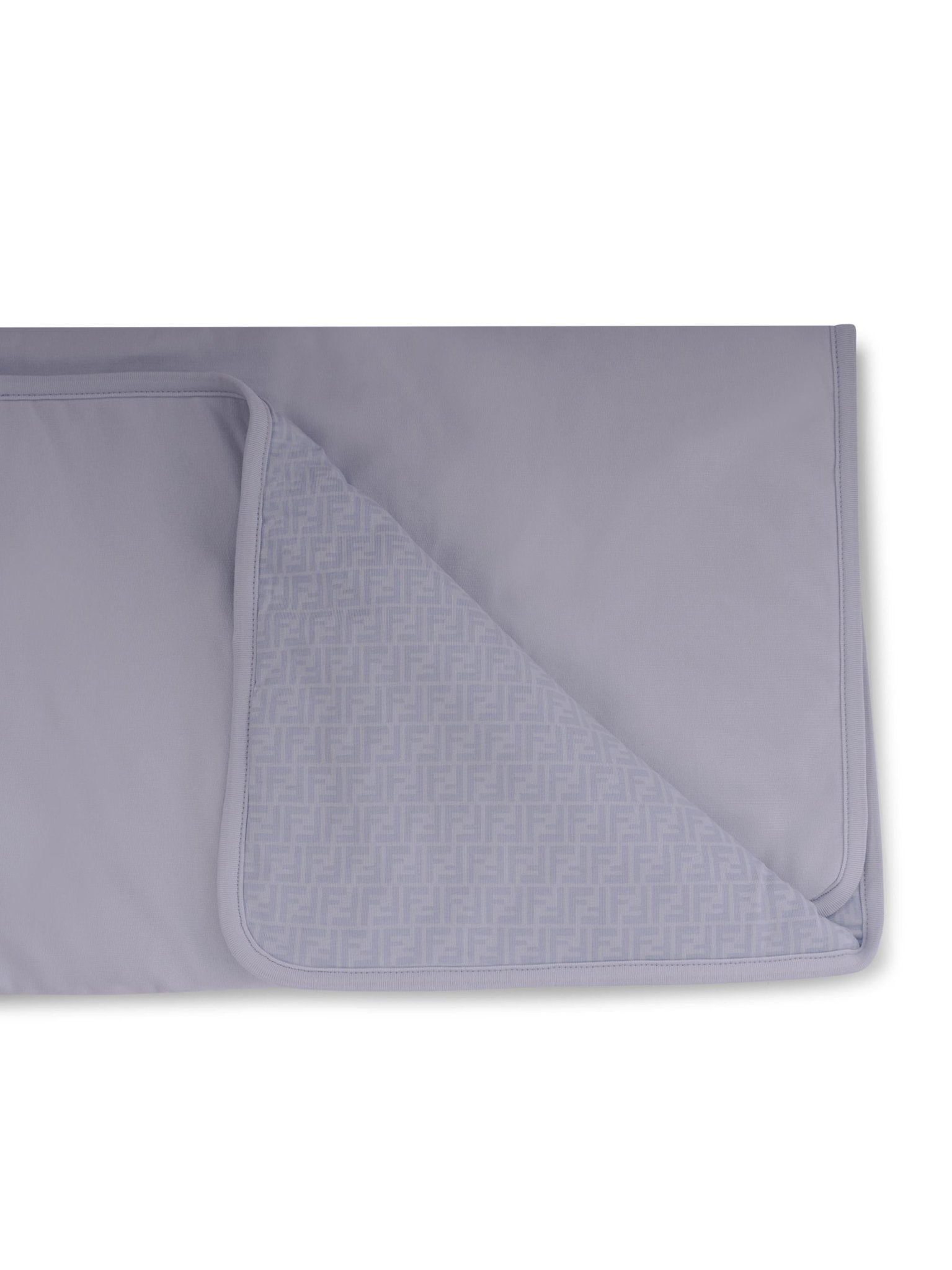 Coperta per neonato Fendi Kids azzurra con stampa Cavallino Fendi - Rubino Kids