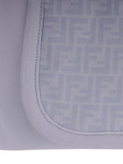 Coperta per neonato Fendi Kids azzurra con stampa Cavallino Fendi - Rubino Kids