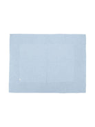 Coperta per neonato PaZ RODRIGUEZ azzurra con placca logo - Rubino Kids