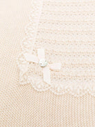 Coperta per neonato Paz Rodríguez beige con dettaglio fiocco - Rubino Kids