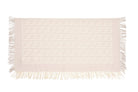 Copertina con monogramma per neonato Fendi Kids beige con bordi con frange - Rubino Kids