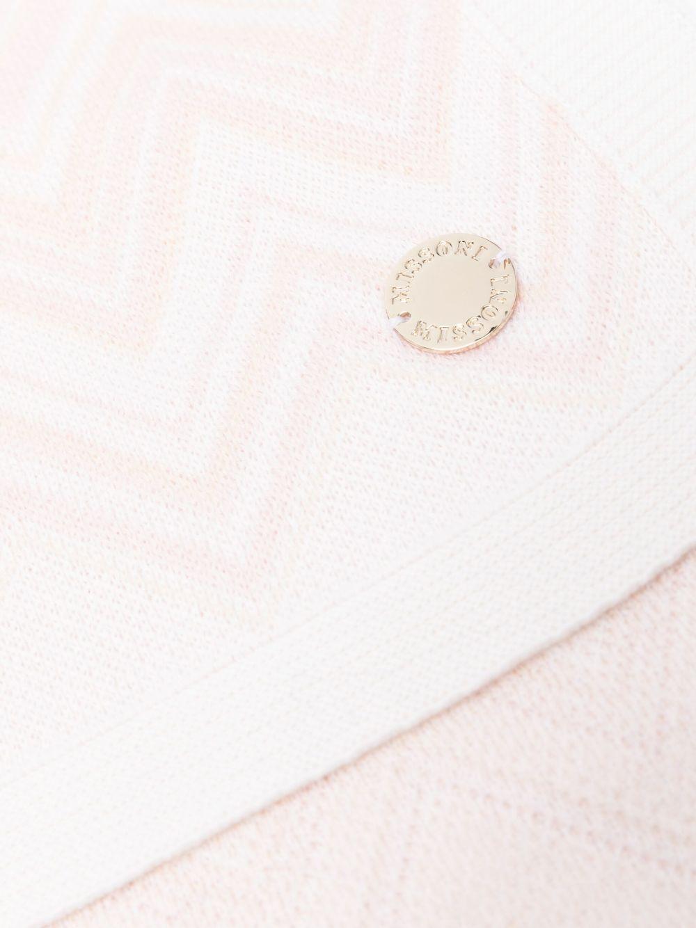 Copertina per neonata Missoni Kids rosa a zigzag - Rubino Kids