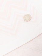 Copertina per neonata Missoni Kids rosa a zigzag - Rubino Kids