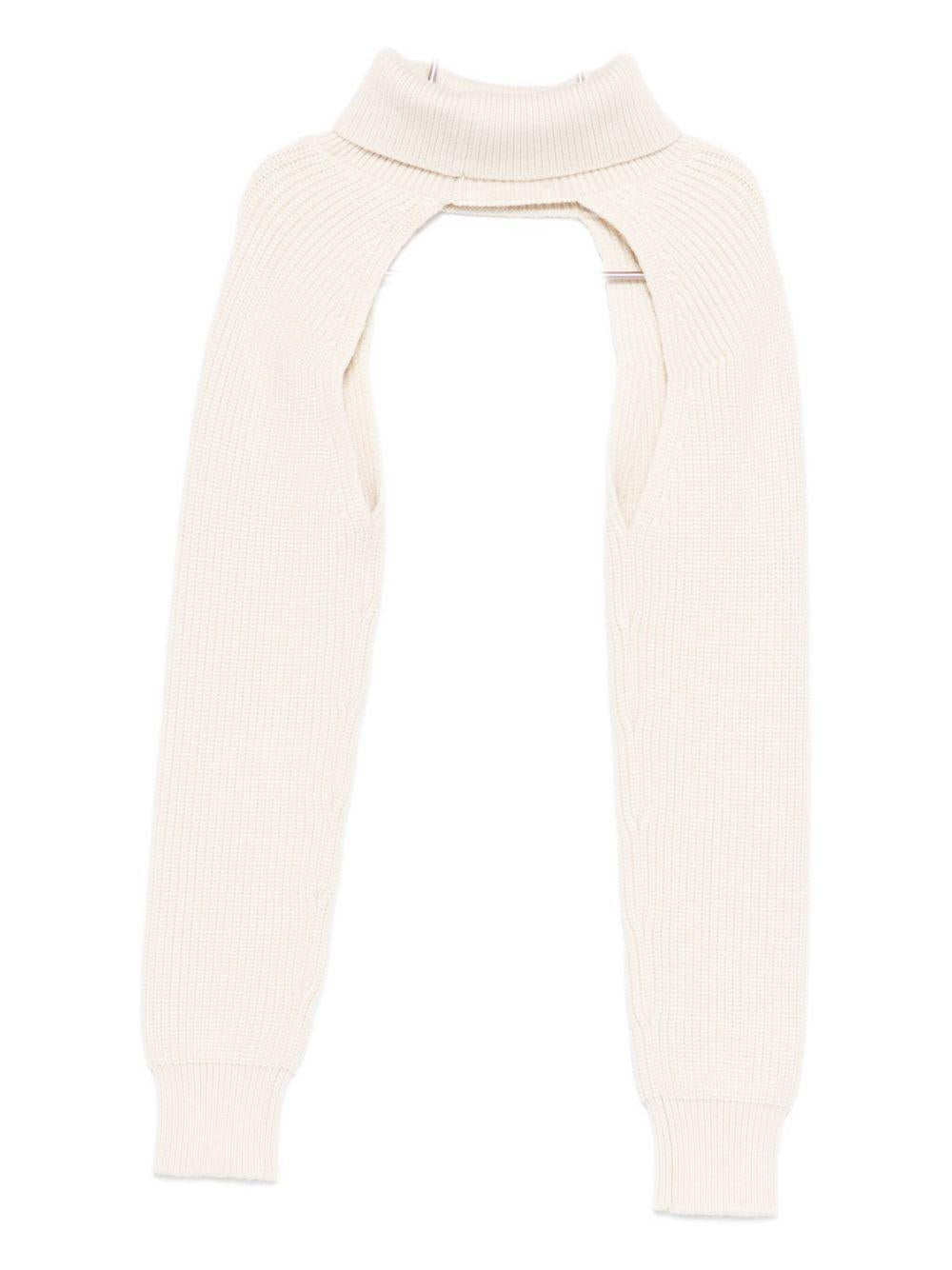 Coprispalle per bambina Pinko Kids bianco con dettaglio logo - Rubino Kids