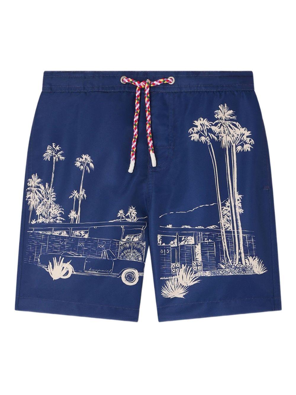 Costume Ariel per bambino Bonpoint blu con stampa grafica - Rubino Kids