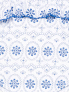 Costume da bagno intero per bambina MC2 Saint Barth Kids bianco ricamato con volant - Rubino Kids