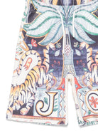 Costume da bagno per bambino Just Cavalli Kids blu e verde con stampa - Rubino Kids