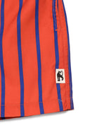 Costume da bagno per bambino Mini Rodini rosso a righe verticali - Rubino Kids