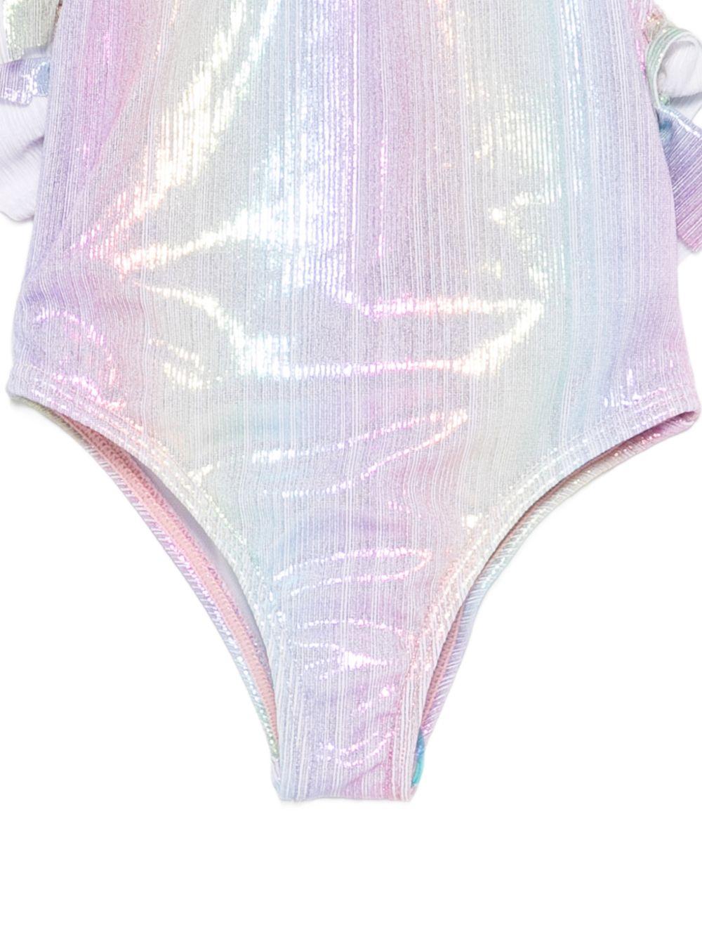 Costume da bagno per neonata Billieblush multicolore con effetto metallizzato - Rubino Kids