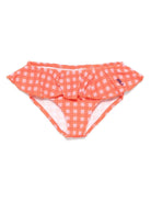 Costume da bagno per neonata Bobo Choses arancione con ruches - Rubino Kids