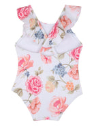 Costume da bagno per neonata Chloé Kids bianco con stampa a fiori - Rubino Kids