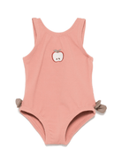 Costume da bagno per neonata Donsje Stien rosa con motivo con ricamo - Rubino Kids