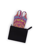 Costume da bagno per neonata Versace Kids multicolor con stampa motivo Medusa - Rubino Kids