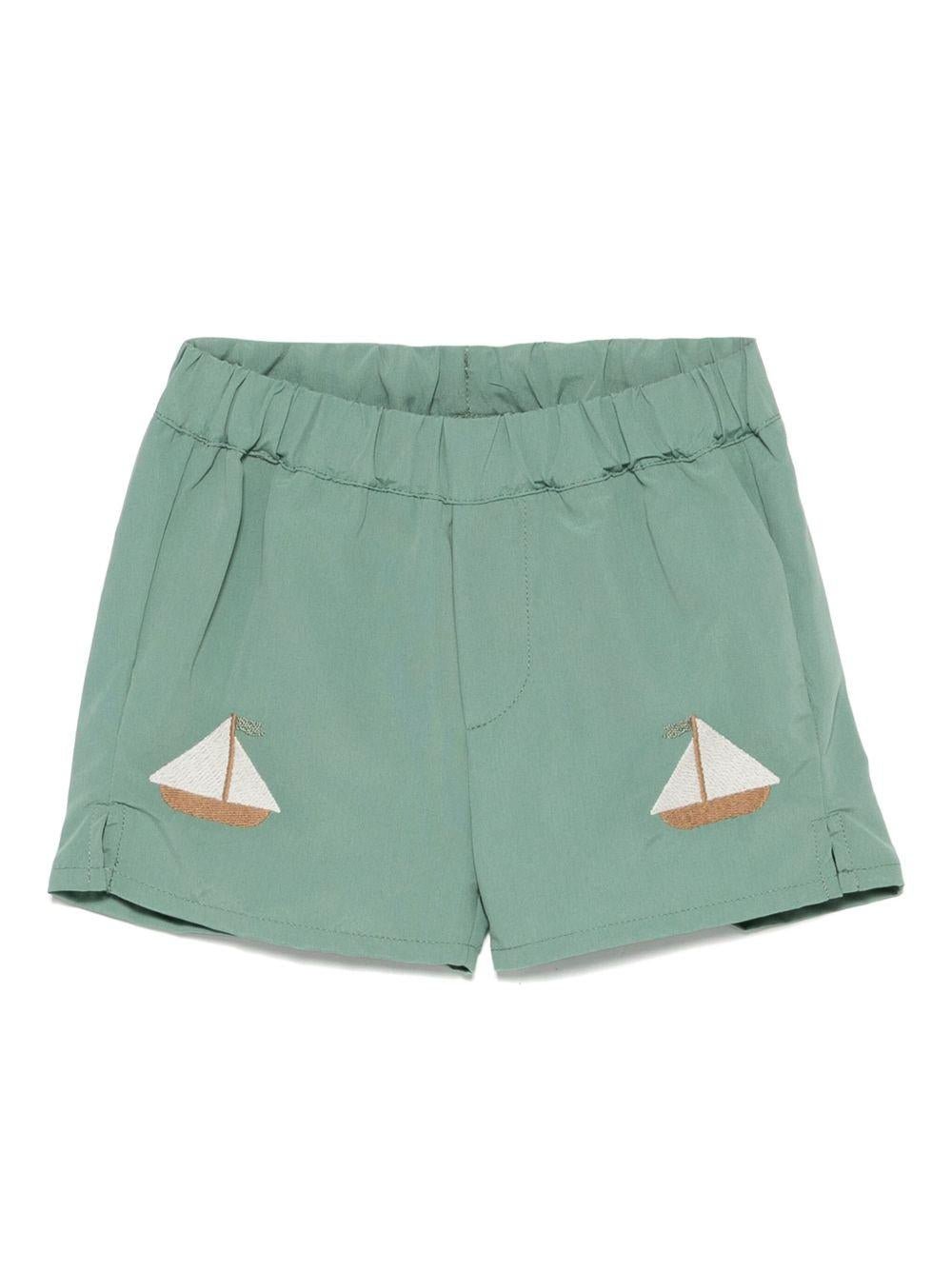 Costume da bagno per neonato Donsje Mees verde con ricamo - Rubino Kids