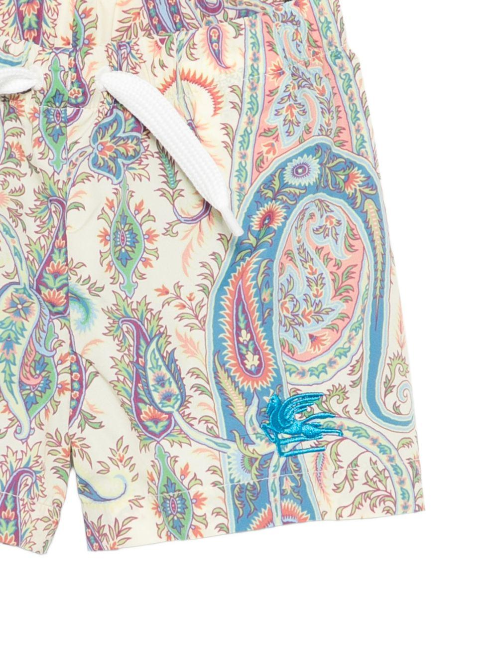 Costume da bagno per neonato ETRO KIDS beige con motivo paisley - Rubino Kids