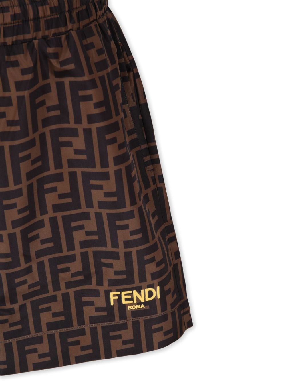 Costume Fendi con logo all-over - Rubino Kids