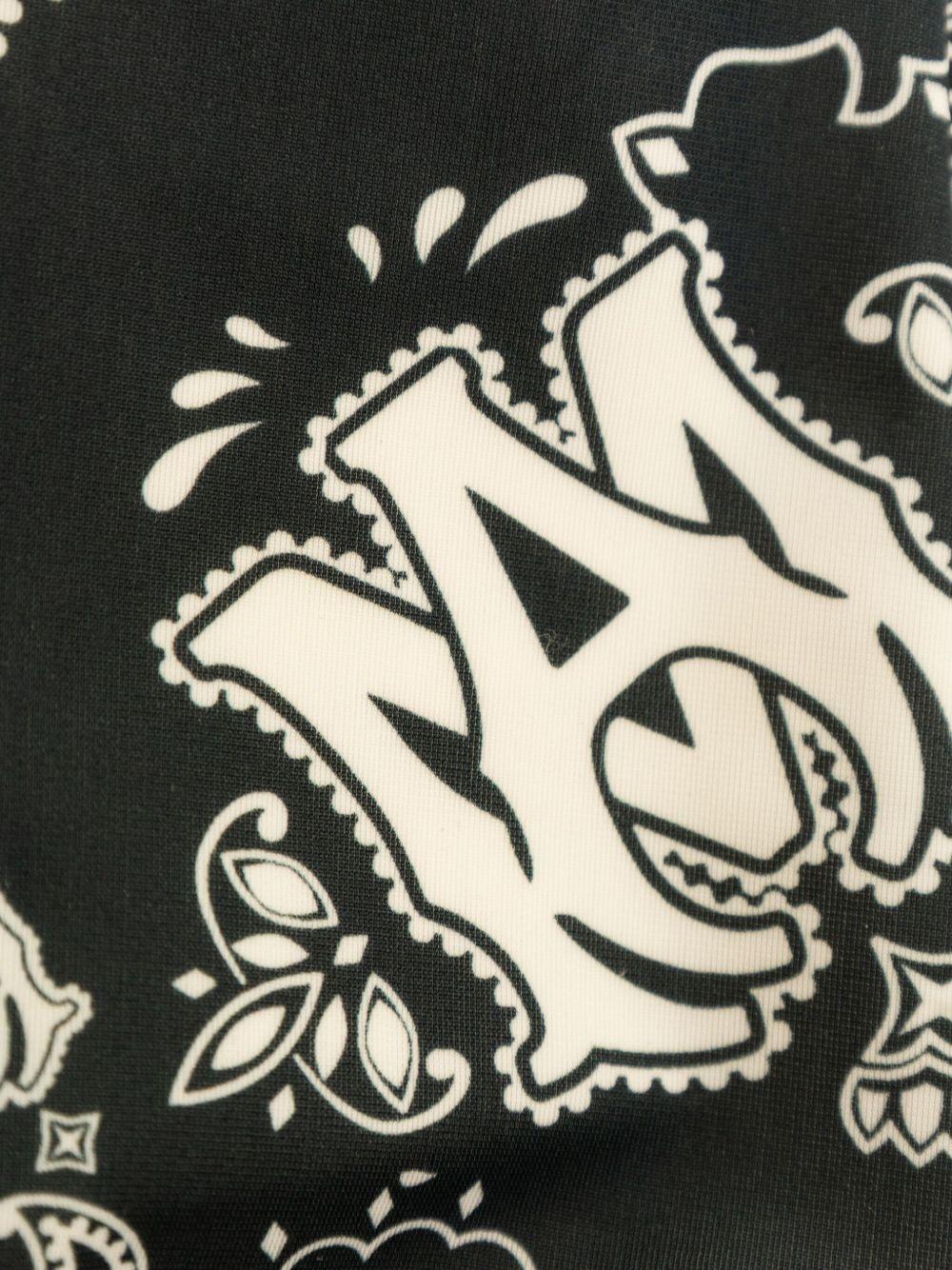 Costume intero per bambina Amiri Kids verde con stampa Paisley - Rubino Kids