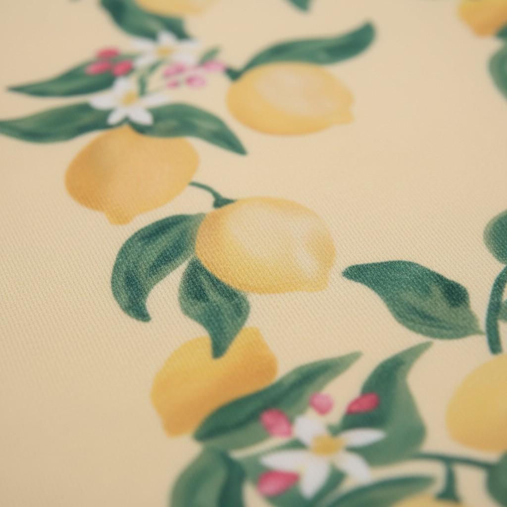 Costume neonata Molo Kids giallo con stampa limoni all - over - Rubino Kids