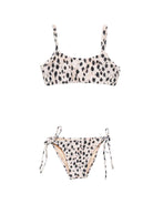 Costume per bambina Elisabetta Franchi la Mia Bambina animalier con nodo - Rubino Kids