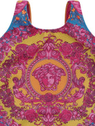 Costume per bambina Versace Kids multicolor con medusa sul davanti - Rubino Kids