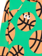 Costume per bambino Stella McCartney Kids verde con stampa palle da basket - Rubino Kids