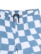 Costume per bambino The Marc Jacobs Kids bianco con motivo a quadri azzurri - Rubino Kids