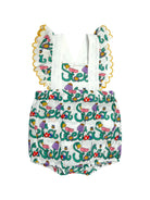 Costume per neonata Stella McCartney Kids bianco con stampa logo all - over - Rubino Kids