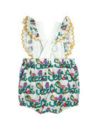 Costume per neonata Stella McCartney Kids bianco con stampa logo all - over - Rubino Kids