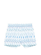 Costume per neonato Missoni Kids blu con motivo a zig - zag - Rubino Kids