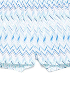 Costume per neonato Missoni Kids blu con motivo a zig - zag - Rubino Kids