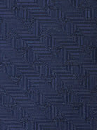 Cravatta per bambino Emporio Armani kids blu con stampa logo - Rubino Kids