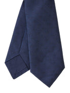 Cravatta per bambino Emporio Armani kids blu con stampa logo - Rubino Kids