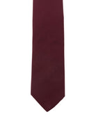 Cravatta per bambino Paolo Pecora Kids rosso ciliegia con stampa - Rubino Kids