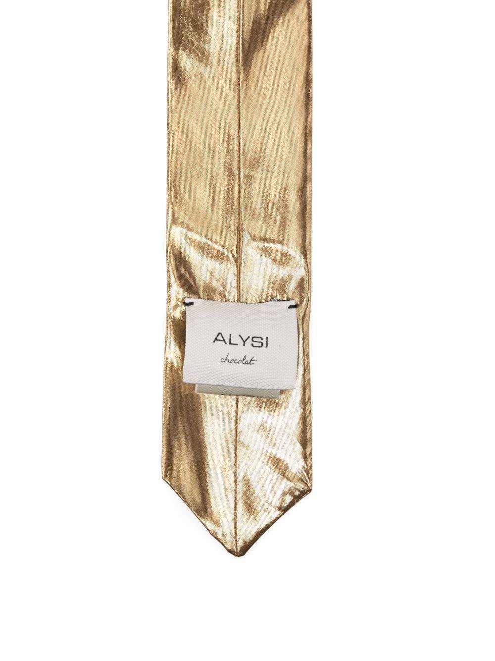 Cravatta per donna ALYSI oro co finitura metallizzata - Rubino Kids