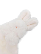 Doudou coniglio per neonato Bonpoint bianco con trama effetto lana - Rubino Kids