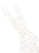 Doudou per neonati Petit Bateau bianco a forma di coniglio - Rubino Kids