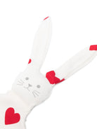 Doudou per neonati Petit Bateau bianco a forma di coniglio - Rubino Kids