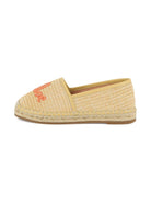 Espadrilles per bambina Chloé Kids beige con ricamo - Rubino Kids