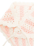 Fascia per capelli per bambina Louise Misha rosa con design a righe - Rubino Kids