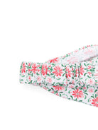 Fascia per capelli per neonata Mariella Ferrari bianco con stampa floreale - Rubino Kids